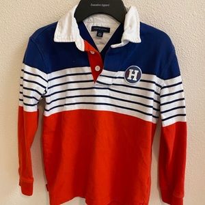 Boys Tommy Hilfiger long-sleeve polo size 8-10